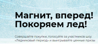 Магнит: Акция Магнит, вперед! Покоряем лёд.
